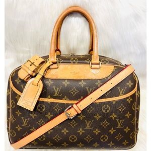 Authentic Louis Vuitton Monogram Deauville Bag